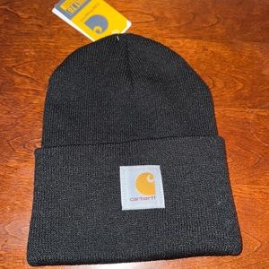 NWT Black Carhartt Beanie
